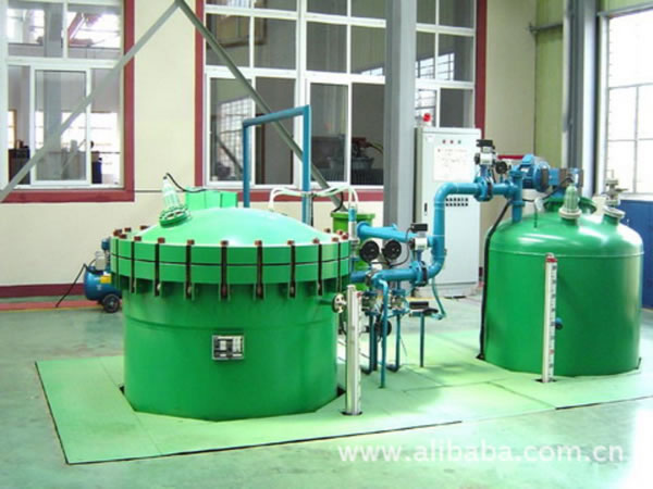Vacuum furnace for pressure impregnation