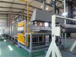 Continuous furnace for carbonization